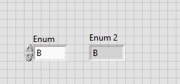 Enumerated data types in labview