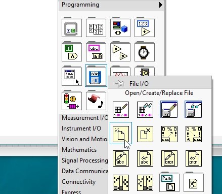 Reading and writing to text files in labview