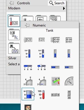 Water level indicator in LabView : tutorial 28