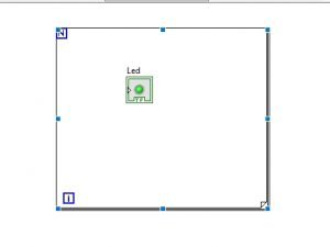 Labview LED control example with switch:tutorial 24