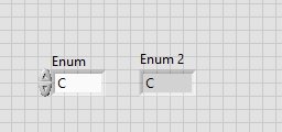 Enumerated data types in labview
