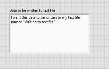 Reading and writing to text files in labview