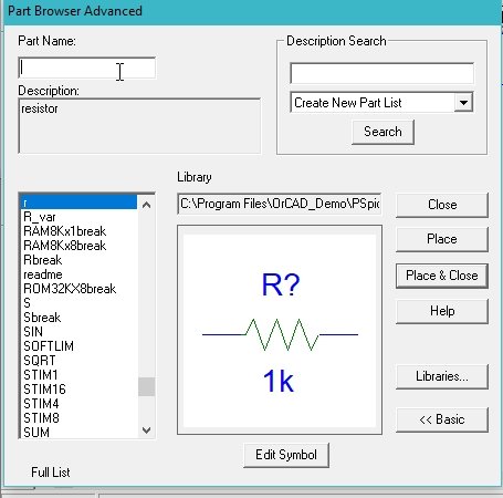 simulate RC and RL circuits in PSpice: tutorial 3