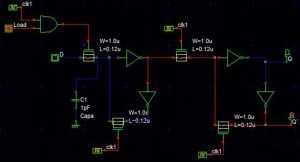 D Flip Flop design simulation and analysis using different software’s