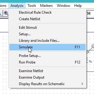 High pass filter simulation using PSpice : tutorial 14