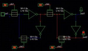 D Flip Flop design simulation and analysis using different software’s