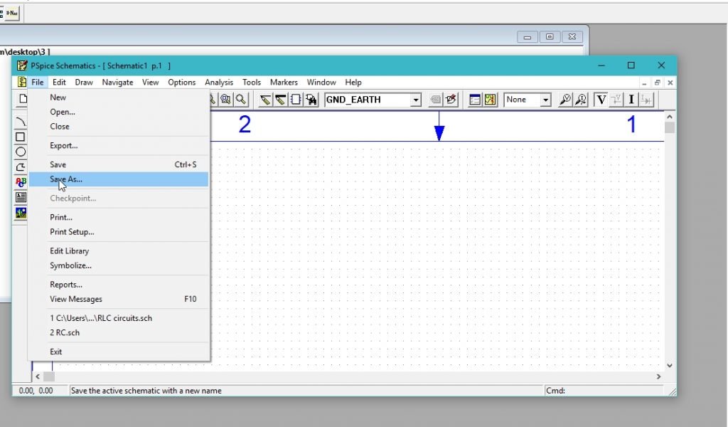 simulate inverting and non inverting amplifiers in PSpice :  tutorial 7