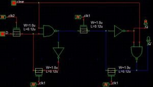 D Flip Flop design simulation and analysis using different software’s