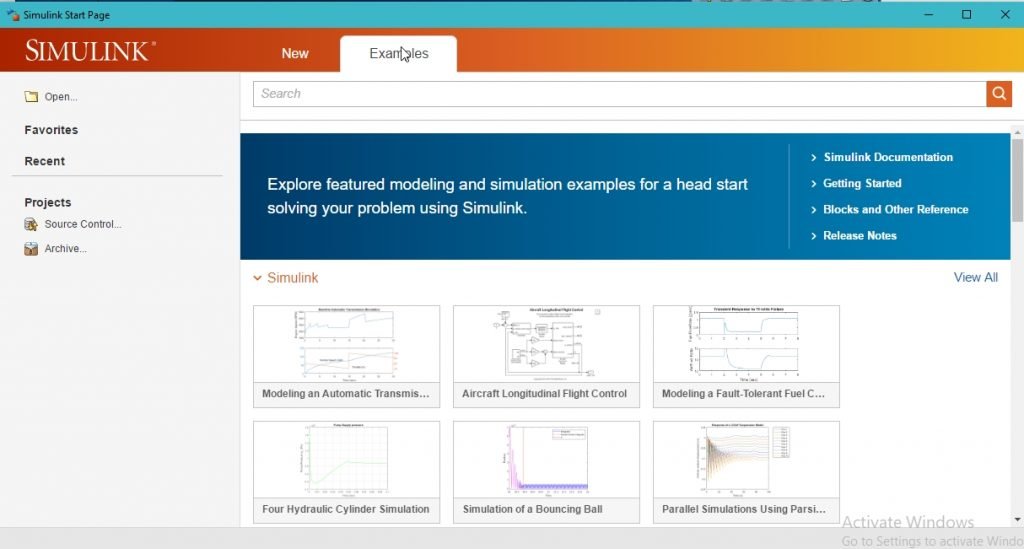 Getting started with Simulink 