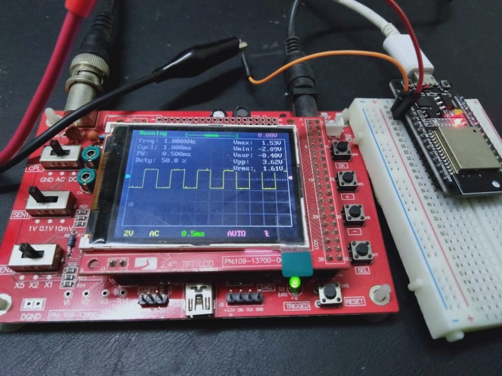 PWM with ESP32 with LED fading example