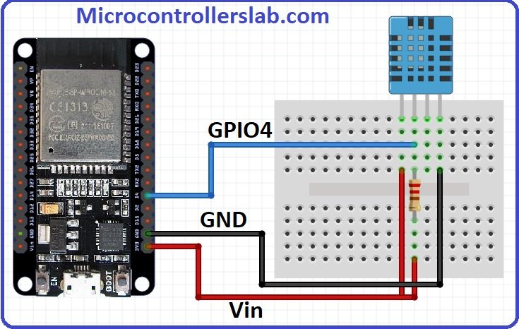 Esp32 Dht11dht22 Web Server Using Arduino Ide 5793