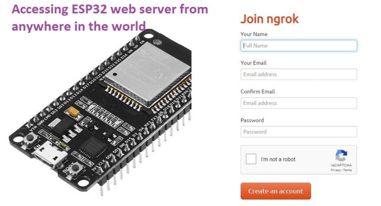 accessing ESP32 web server from anywhere in the world esp8266