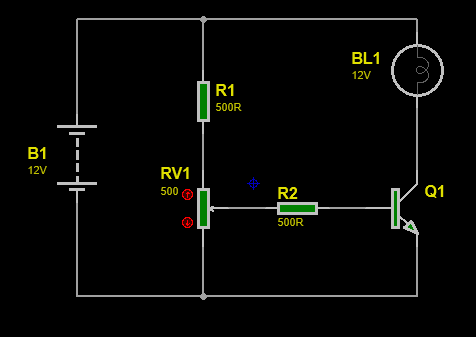 Controlling Transistor with Potentiometer
