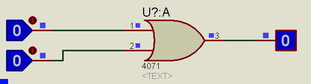CD4071 Simulation circuit example