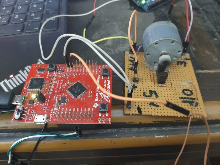 Tachometer using TM4C123 Timer as a counter in input capture mode
