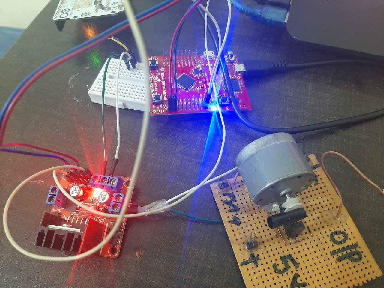 DC Motor speed and direction control TM4C123 Tiva Launchpad