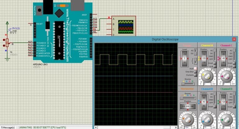 arduino pwm zero mean modulation frequency