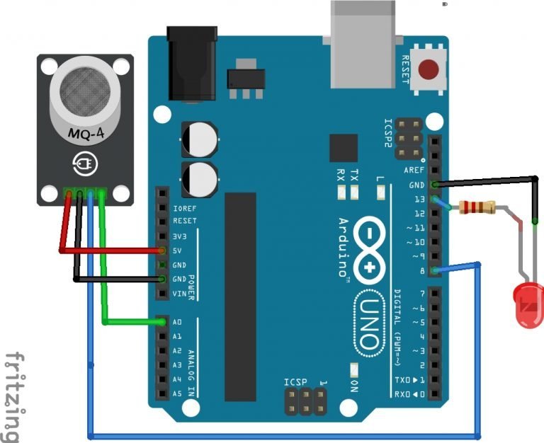 Mq4 Methane Gas Sensor : Pinout, Interfacing With Arduino, Features