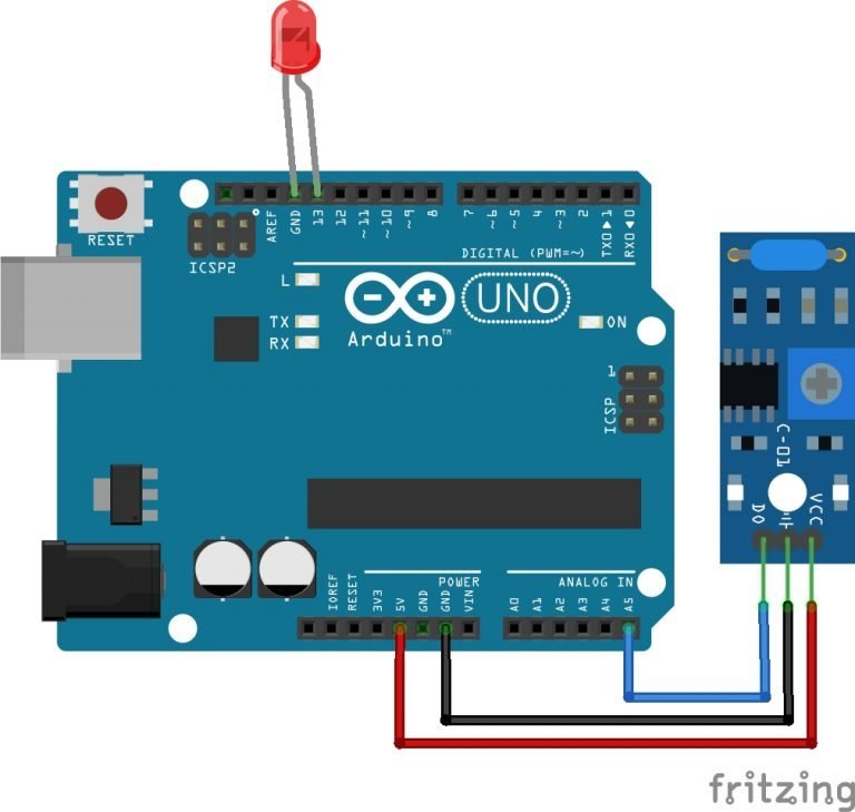 SW-420 Vibration Sensor Module: Pinout, Interfacing Arduino, Features