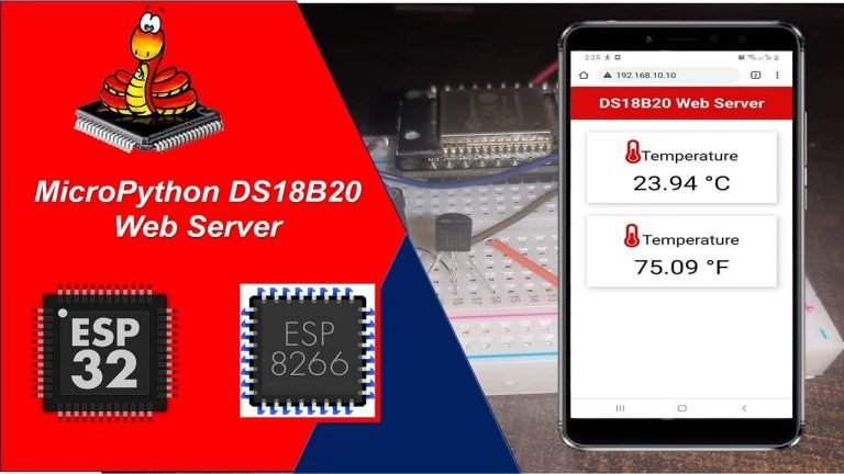 MicroPython: ESP32 And ESP8266 Projects And Tutorials