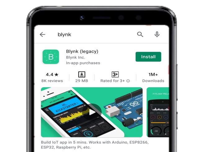 Blynk app install