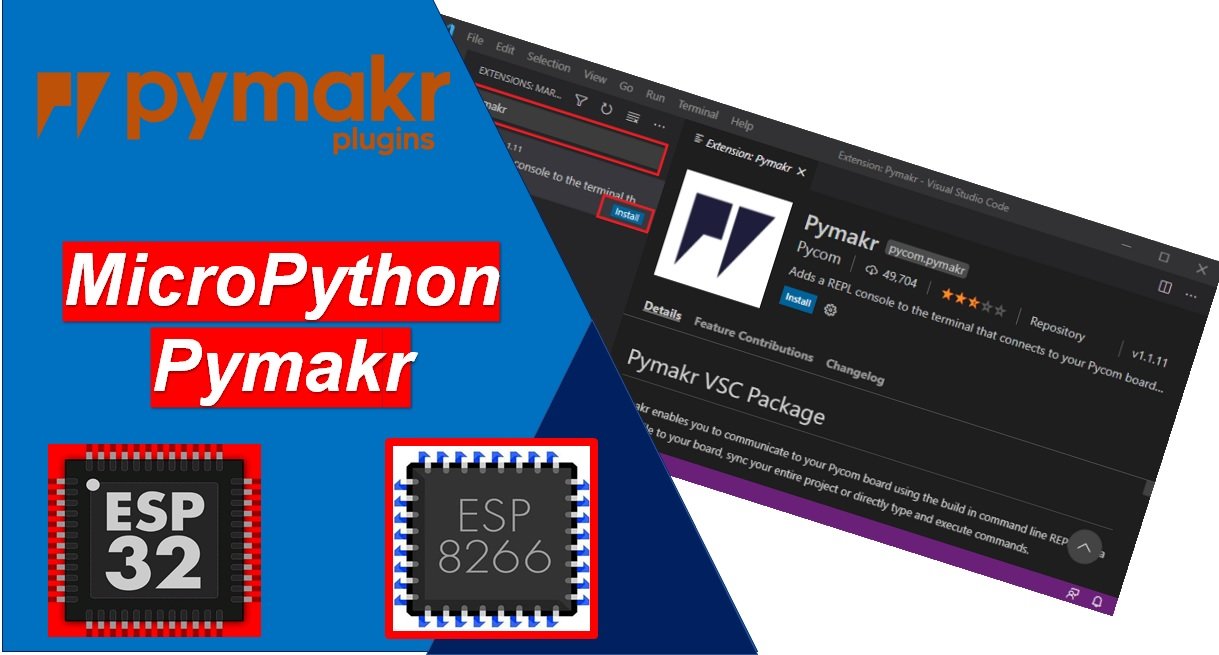 MicroPython ESP32 and ESP8266 Program with VS Code and Pymakr