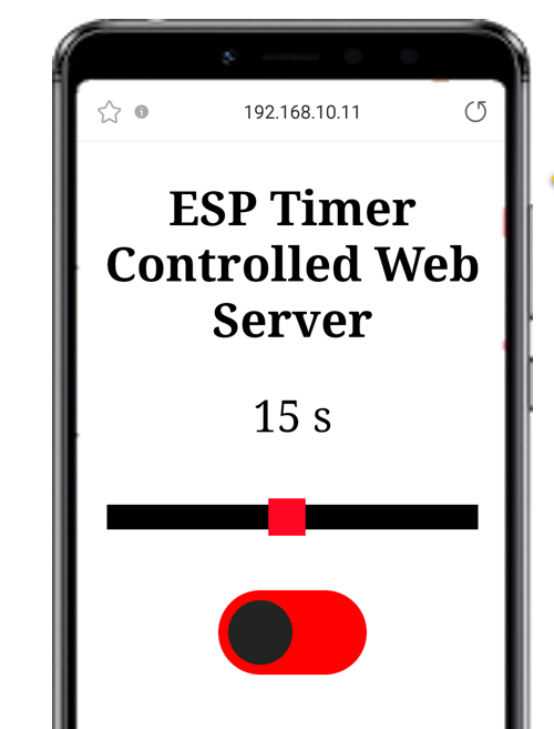 ESP32/ESP8266 Web Server: Control Outputs With Timer