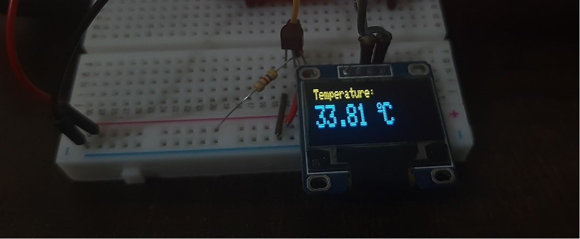 display DS18B20 values on OLED ESP8266 NodeMCU using Arduino