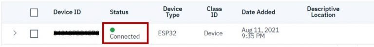 IBM Watson Cloud Platform with ESP32: Display sensor Readings