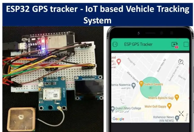 ESP32 GPS Tracker - IoT Based Vehicle Tracking System