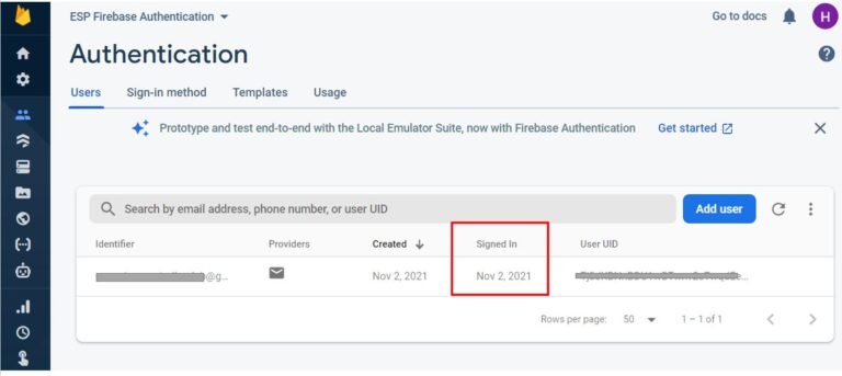 ESP32 and ESP8266 firebase authentication demo