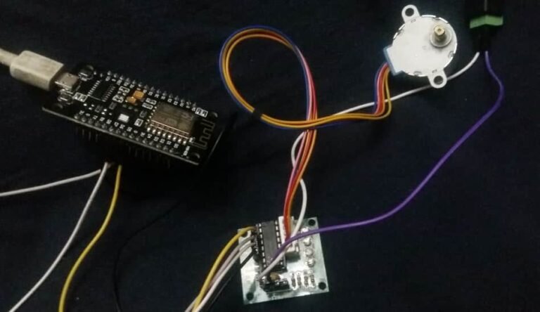 ESP8266 NodeMCU 28BYJ-48 stepper motor and ULN2003 driver