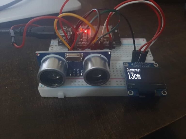 HC-SR04 Ultrasonic Sensor with ESP32 - Measure Distance