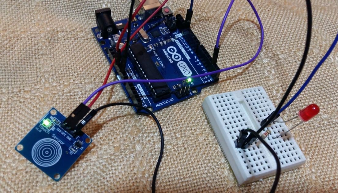 Touch sensor with Arduino and LED hardware