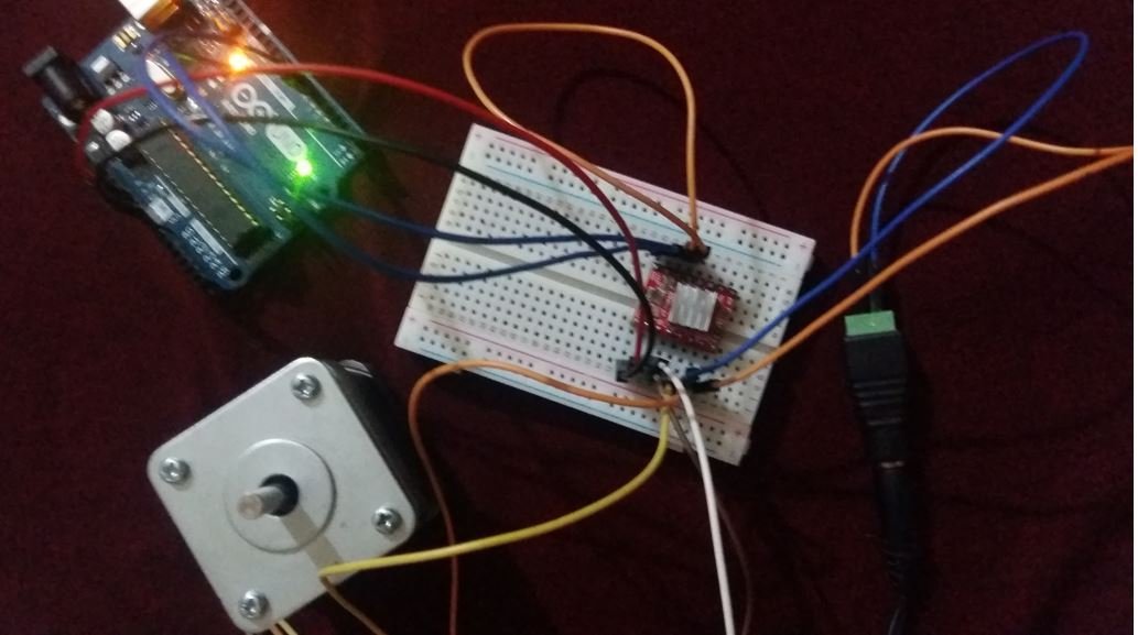 A4988 Driver Module and stepper motor with Arduino
