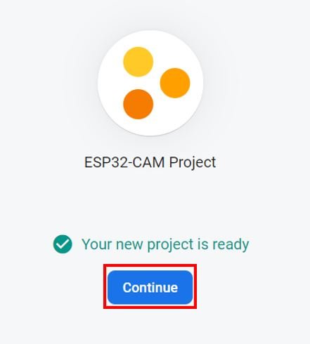 ESP32-CAM firebase storage project setting up 2