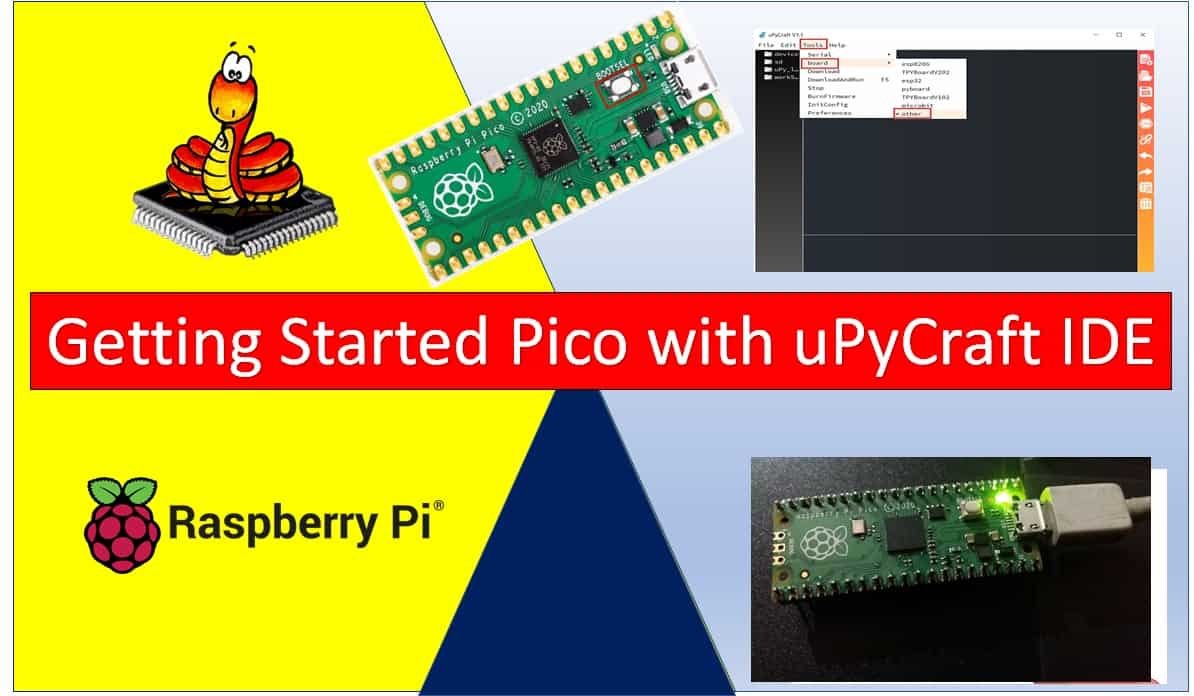 Getting Started with Raspberry Pi Pico using uPyCraft IDE