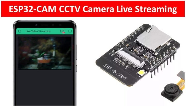 IOT CCTV Camera using ESP32 CAM with live streaming