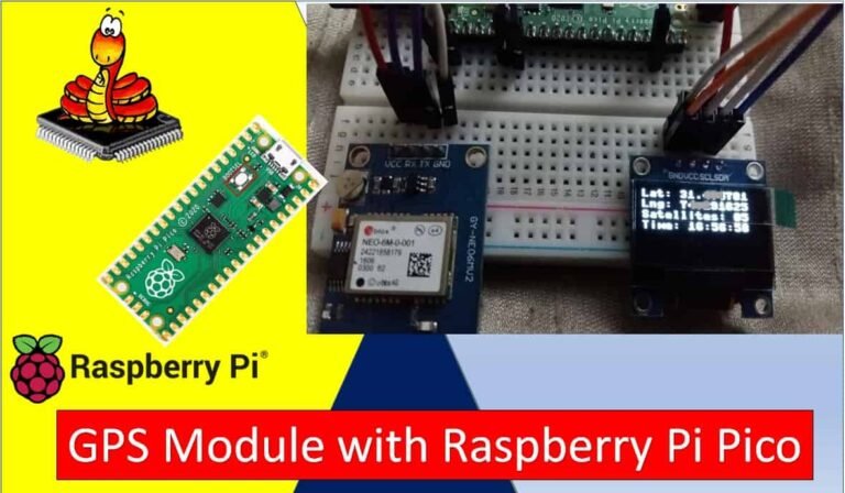 Neo 6m Gps Module With Raspberry Pi Pico Using Microp 2066