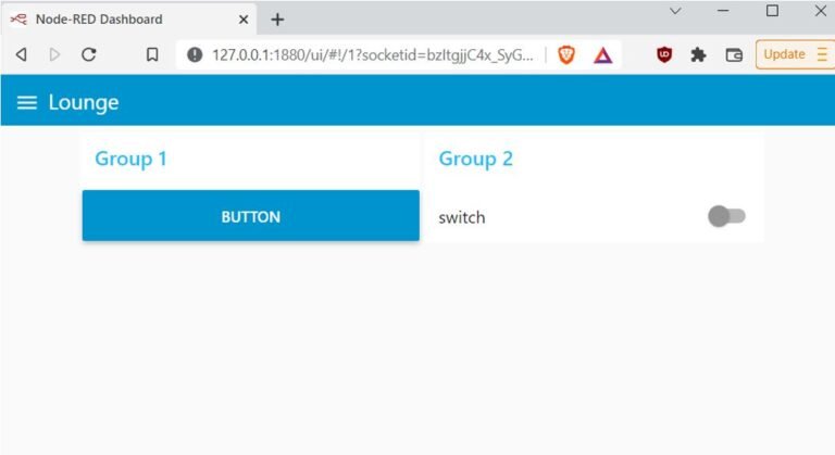 Install Node-RED on Windows and Getting Started with Dashboard