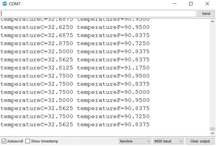 MAX30102 with Arduino obtain temperature