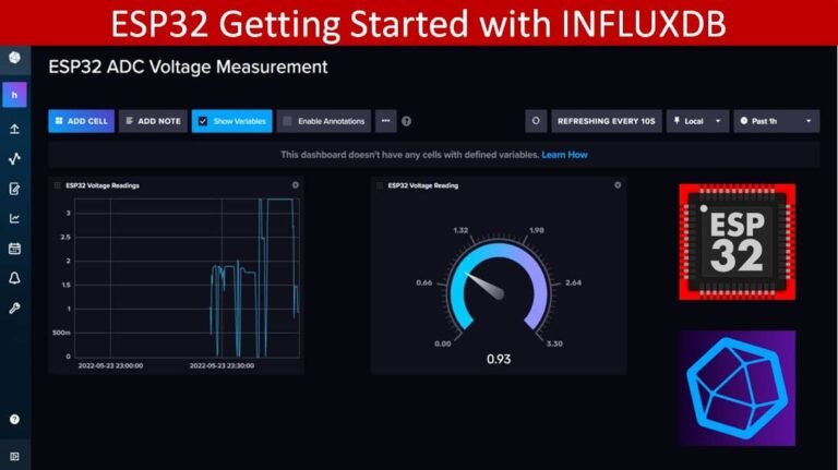 ESP32 InfluxDB tutorial