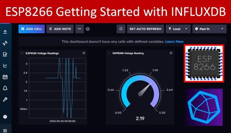 ESP8266 Getting Started with InfluxDB Time Series Database