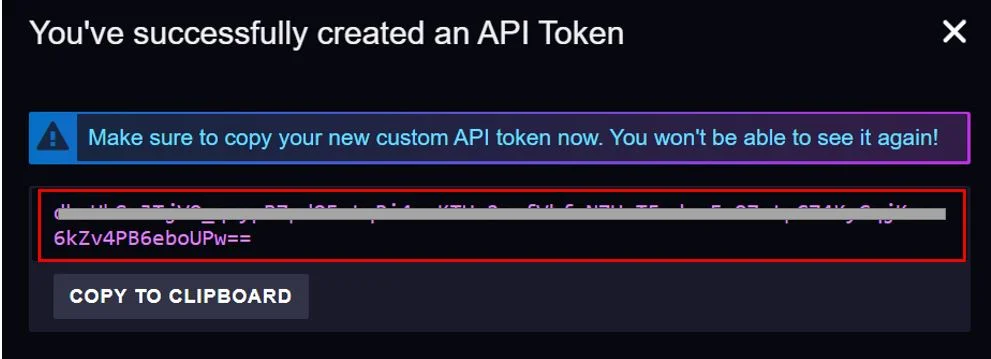 InfluxDB API Token 4