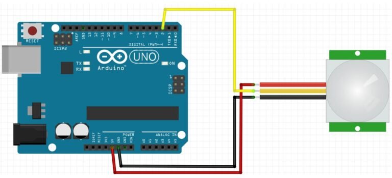 Interface HC-SR501 PIR Sensor with Arduino