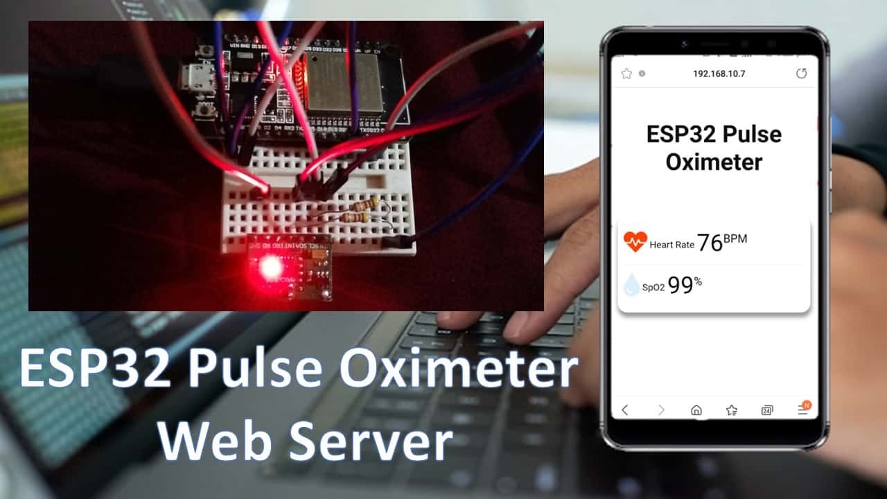 ESP32 MAX30100 Pulse Oximeter Web Server