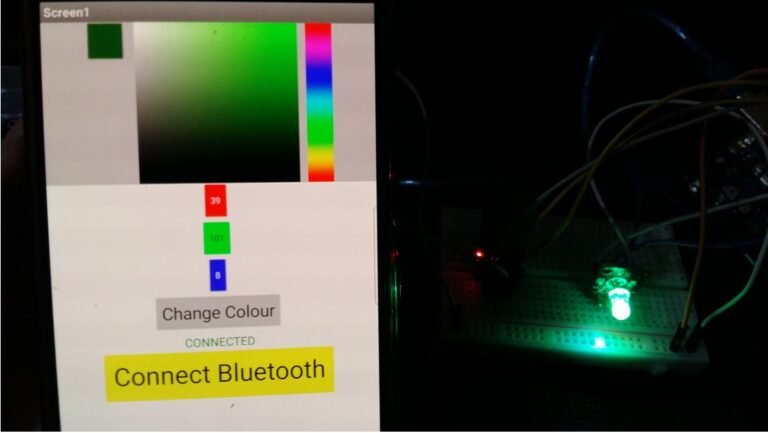 MIT APP Inventor RGB LED Control Demo 5