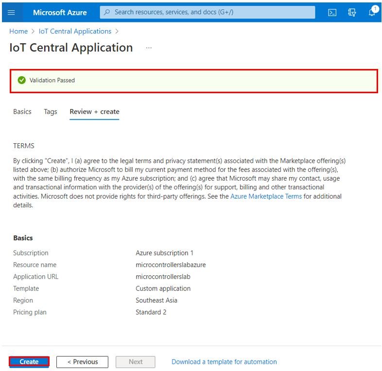 Microsoft Azure IoT Central Application 4