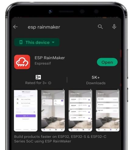 Configure ESP RainMaker app 1