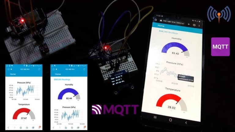 ESP32 MQTT Publish and Subscribe BME280 Readings with Arduino IDE